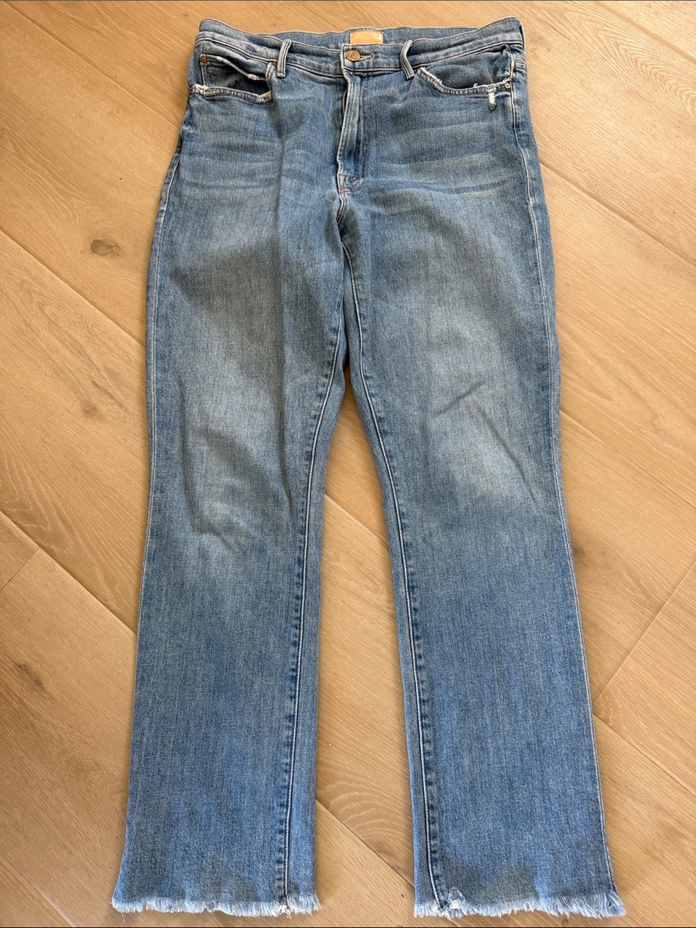 MOTHER High Waisted Rascal Ankle Snippet Jeans 31 - Picture 4 of 11